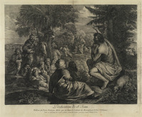 KG 14650
<br/>
De preek van Johannes de Doper
<br/>
<em>Lebas, Jacques Philippe (1707-1783)</em>